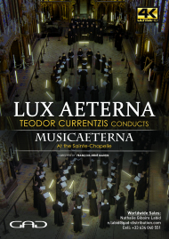 Affiche de LUX AETERNA – Teodor Currentzis dirige MusicAeterna à la Sainte-Chapelle
