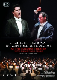 Poster of Toulouse National Capitole Orchestra at the Bolshoi Theater with Saimir Pirgu, Tenor