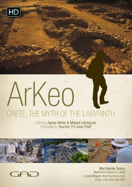 Poster of Crete, the myth of the labyrinth (Greece)