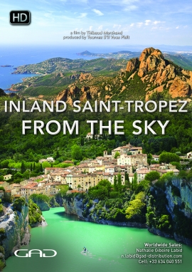 Affiche de L'arrière pays de Saint-Tropez vu du ciel