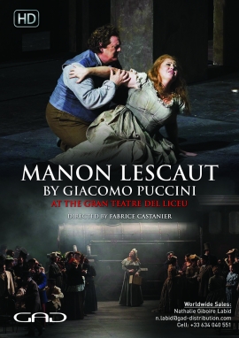 Poster of Manon Lescaut by Giacomo Puccini