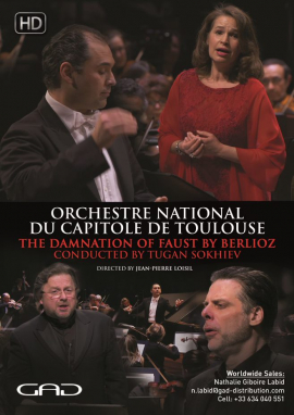 Poster of The damnation of Faust by Berlioz