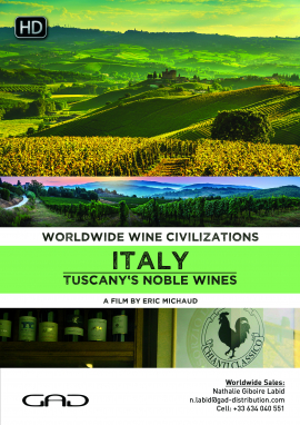 Poster of Tuscany‘s noble wines (Italy)
