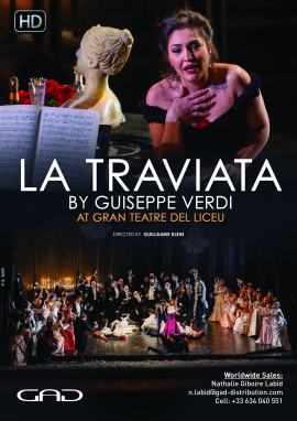 Affiche de La Traviata de Giuseppe Verdi au Gran Teatre del Liceu