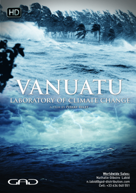 Affiche de Vanuatu, laboratoire des changements climatiques
