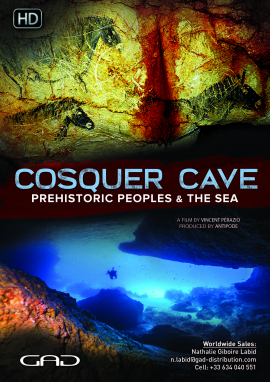 Poster of Cosquer Cave, Prehistoric peoples and the sea