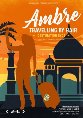 Ambre, travelling by hair - India
