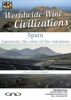 Poster of Lanzarote, the wine of the volcanoes (Spain)