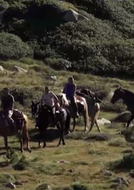 Poster of Hunting on horseback in the Catalan mountains